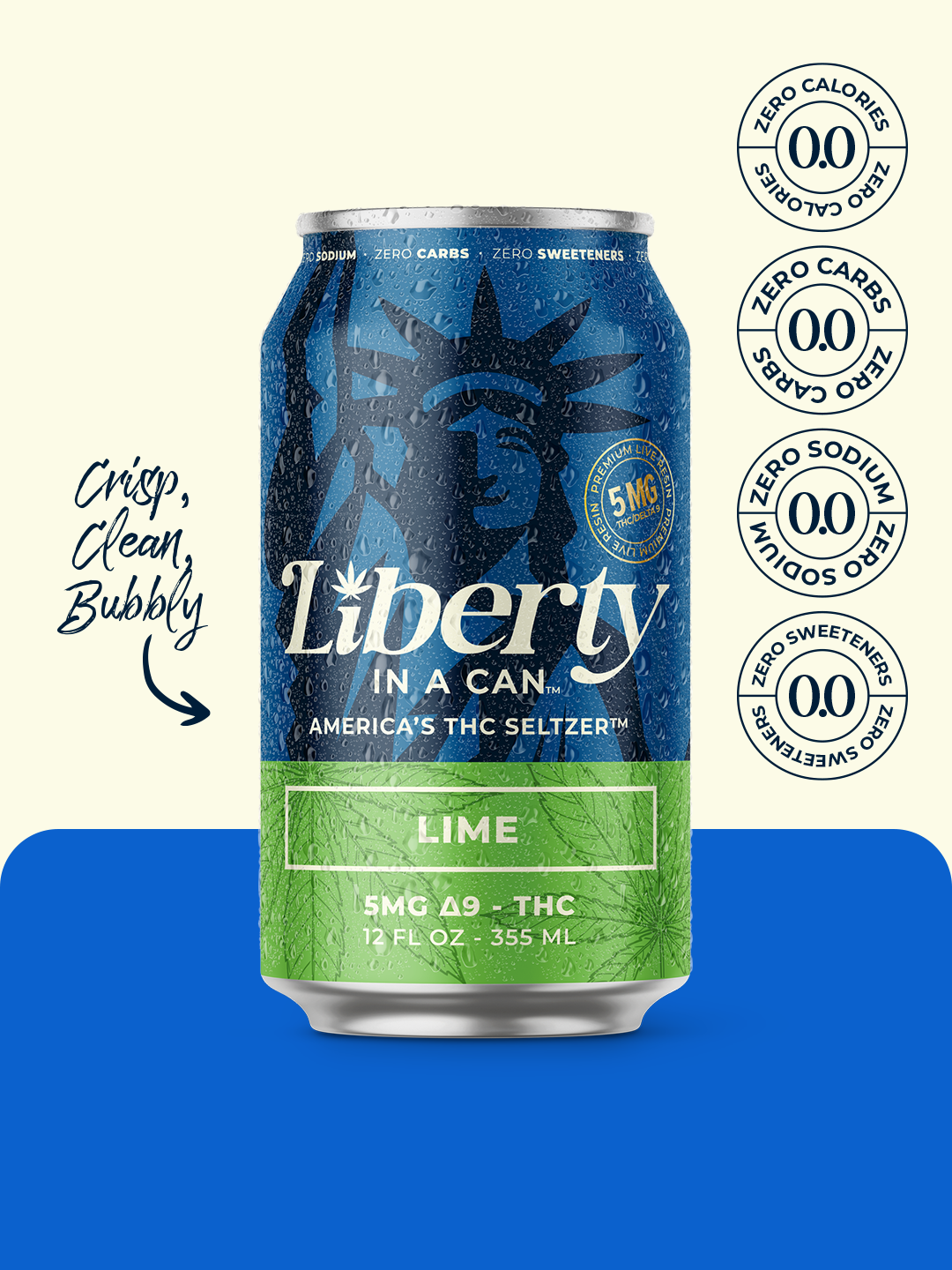 5mg Lime THC Seltzer