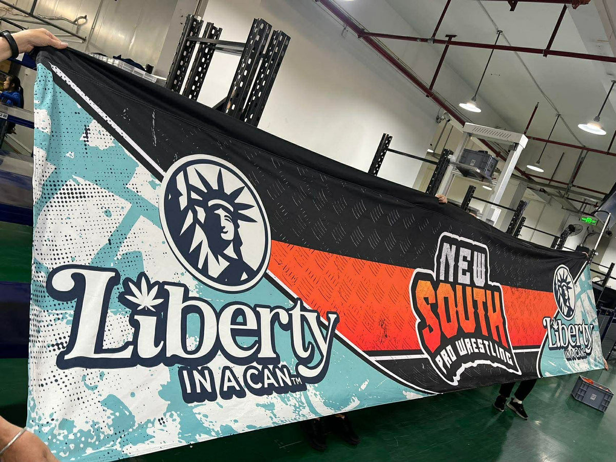 Liberty In a Can™ New South Pro Wrestling ring skirt