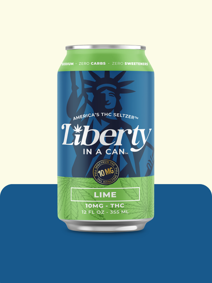 Liberty In a Can™ 10mg Lime THC Seltzer 12oz can