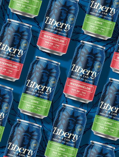 5mg Lime & Watermelon THC Seltzer Combo Pack