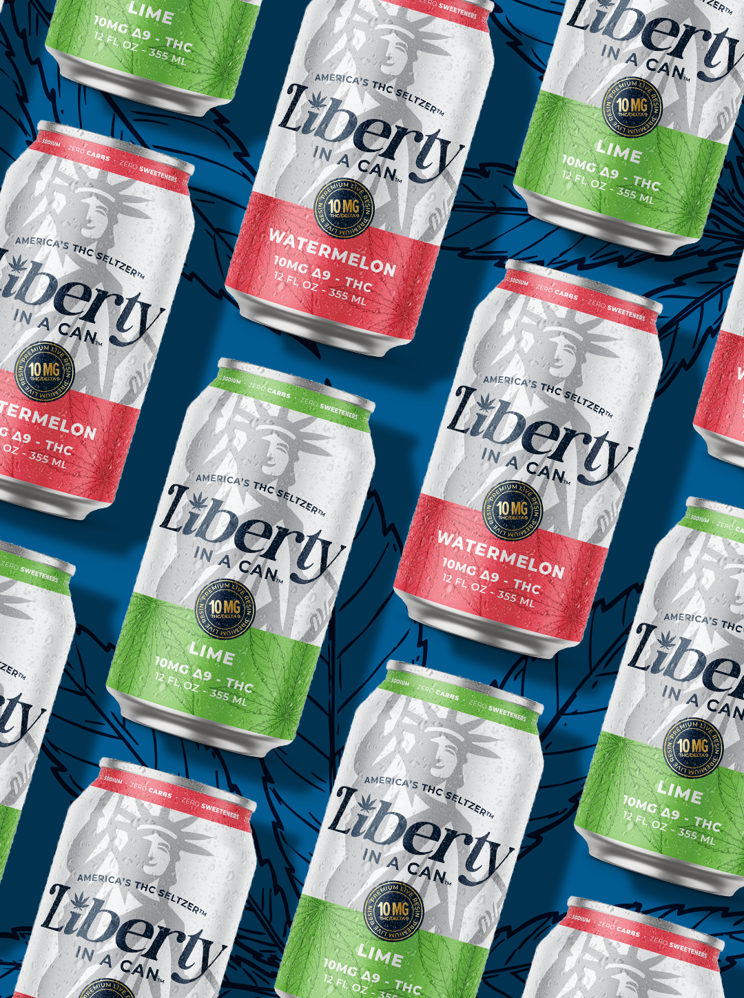 10mg Lime & Watermelon THC Seltzer Combo Pack