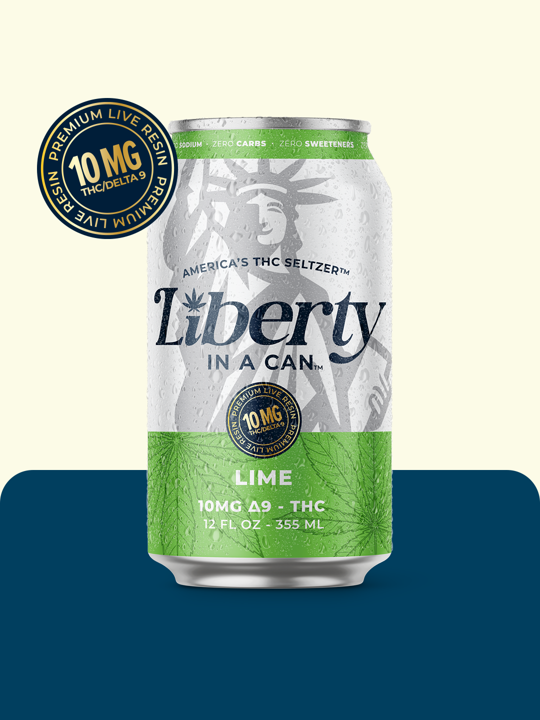 10mg Δ9-THC Full Spectrum Seltzer with Lime Essence