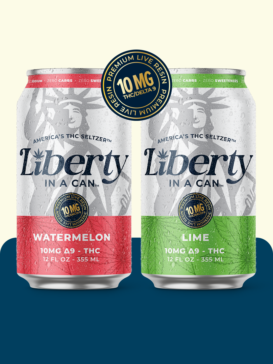 COMBO PACK • 10mg Δ9-THC Full Spectrum Seltzer with Watermelon & Lime Essence