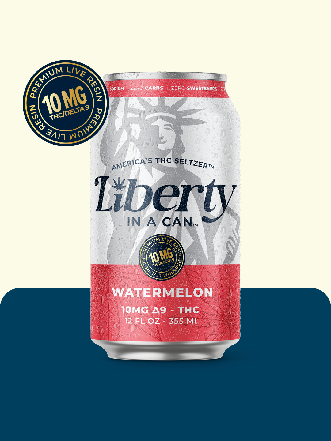 10mg Δ9-THC Full Spectrum Seltzer with Watermelon Essence