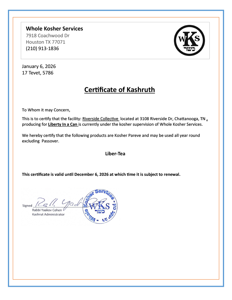 Liber-Tea™ 25mg THC Iced Tea Lemonade